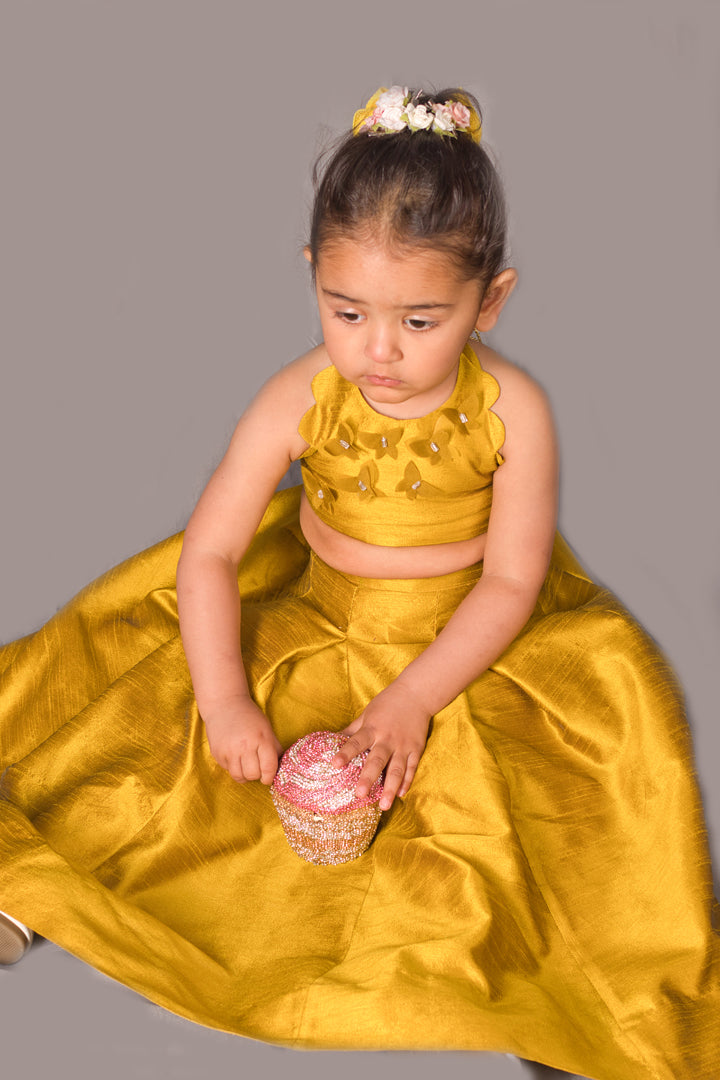 OLIVE GOLD LEHENGA CHOLI