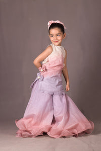 OMBRE BOW OUTFIT WITH PEARL DETAILING