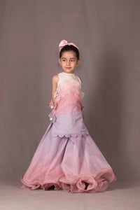 OMBRE BOW OUTFIT WITH PEARL DETAILING