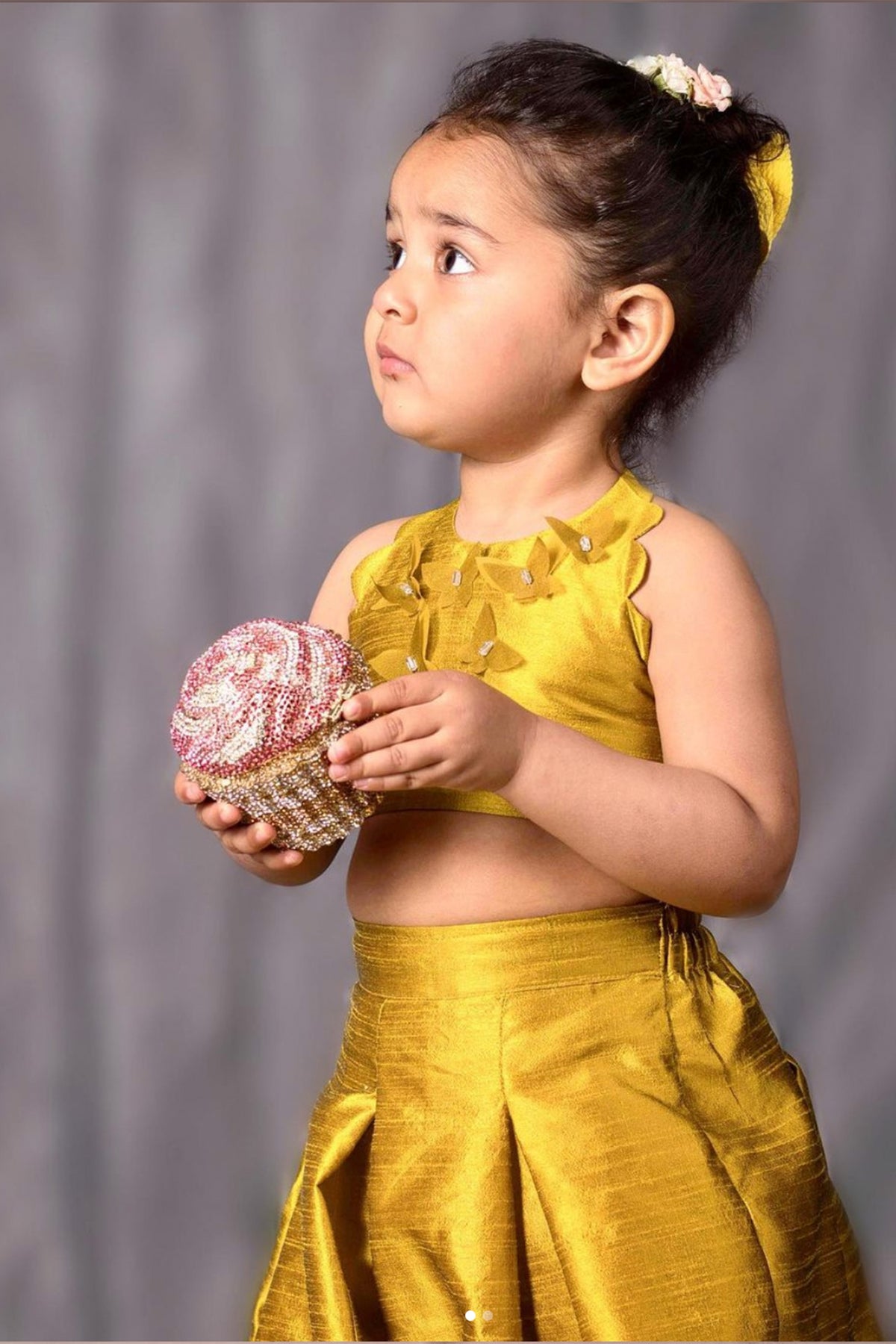 OLIVE GOLD LEHENGA CHOLI