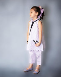 LILAC QUILTED OUTFIT