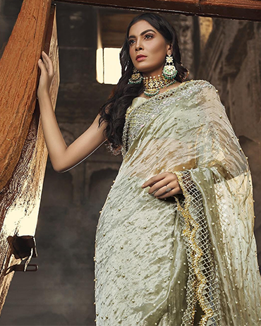 GOLDEN DUSTY SAREE